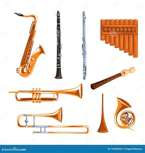 Musical Clarinet Icon On A White Background. Vector | CartoonDealer.com ...