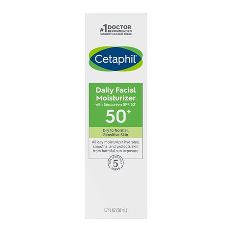 Cetaphil Daily Facial Moisturizer For All Skin Types SPF 50 - Shop Moisturizers at H-E-B