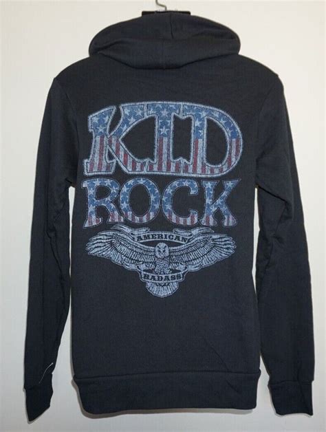 RARE Kid Rock American Badass 2000 Men’s Sweatshirt S… - Gem