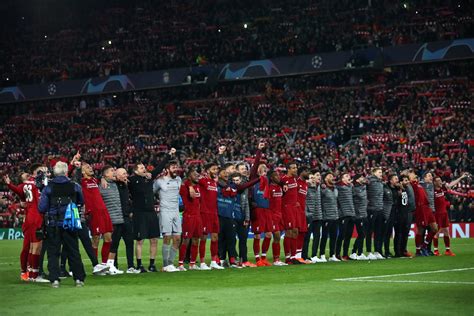 Watch: Liverpool Celebrate Victory Over Barcelona with the Kop - The Liverpool Offside