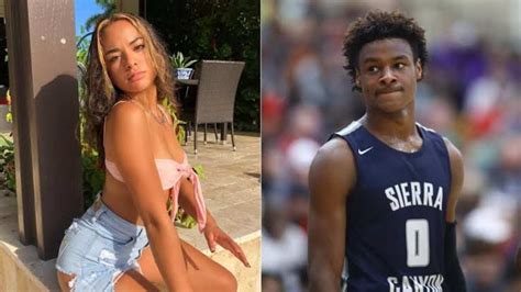 “SHOOT your shot being LeBron James’ son” Bronny James caught flirting ...