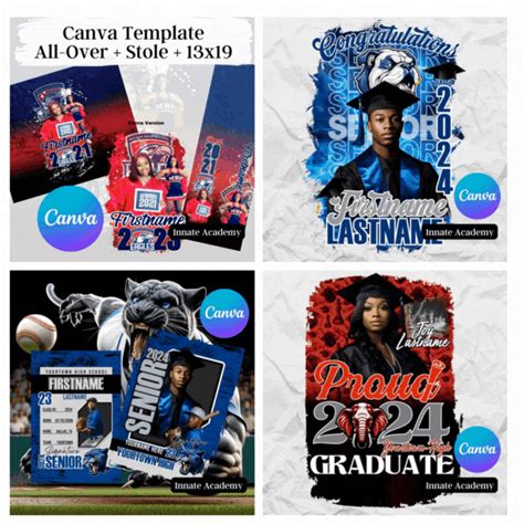 CANV-GRAD-2024: Canva Graduation Bundle Easy Design Templates | Canva – Brand On Demand