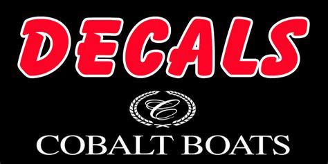 Cobalt Boat Decals & Stickers - Cobalt Boat Emblem