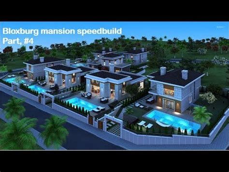 Bloxburg mansion speedbuild, part #4 - YouTube
