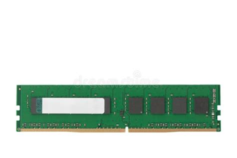 Ram 4GB DDR4 Memory Modules Isolated on White Background Stock Image - Image of frequency ...