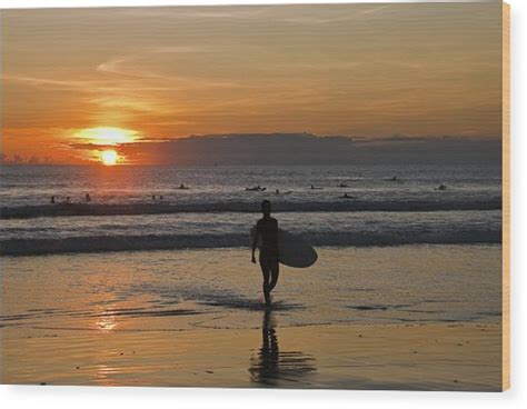 Sunset In Kuta Beach Photograph by Ng Hock How