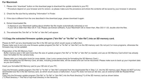 Update Firmware on Panasonic Lumix Cameras & Lenses