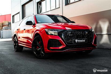 Audi RS Q8 - Blood Red Wrap | WrapStyle