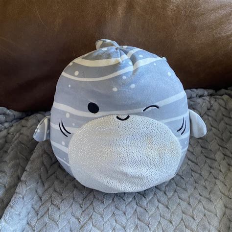 Squishmallows shark. Great condition bug there is a... - Depop