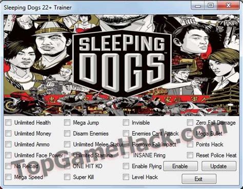 Cheat And Trainer: Sleeping Dogs 22+ MegaTrainer Download