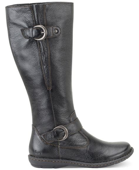 b.o.c Faye Leather Wide Calf Boots, Only at Macy's - Boots - Shoes - Macy's | Boots, Wide calf ...