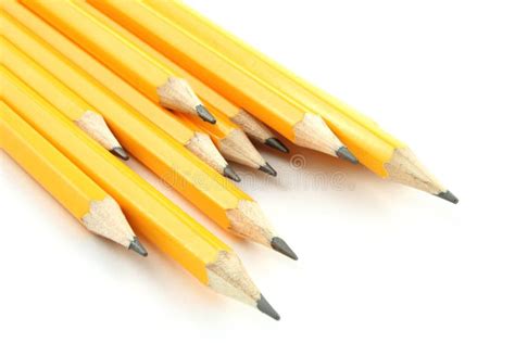 Yellow Pencils stock image. Image of shining, point, sharp - 1252771