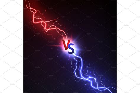 Vs lightning. Thunderstorms and | Illustrations ~ Creative Market