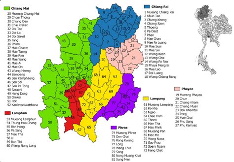 Map Of Thailand Districts - Maps of the World