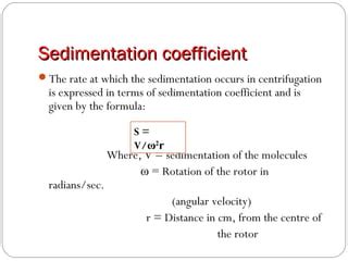 Centrifugation | PPT