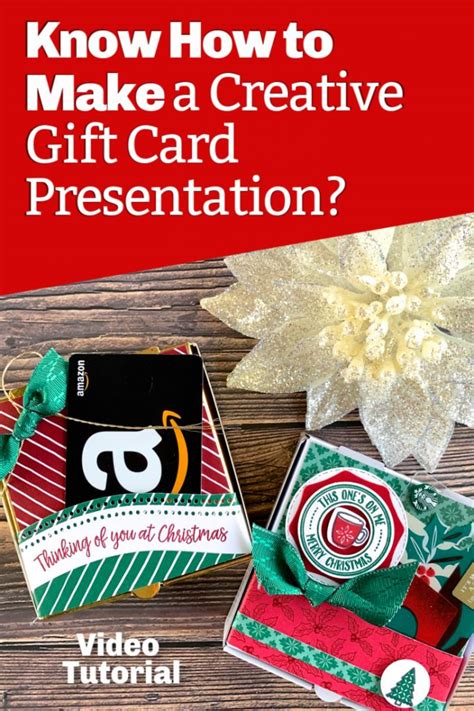 Creative Gift Card Presentation You'll Have Fun Making