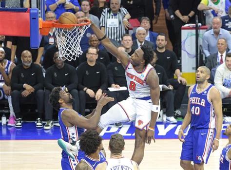 OG Anunoby’s electric dunk over Joel Embiid brought great calls from Mike Breen, Ian Eagle