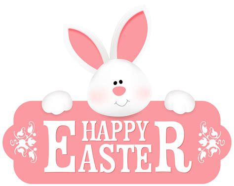 Easter Bunny Clip art - Happy Easter with Bunny PNG Clipart Image png download - 6199*4924 ...