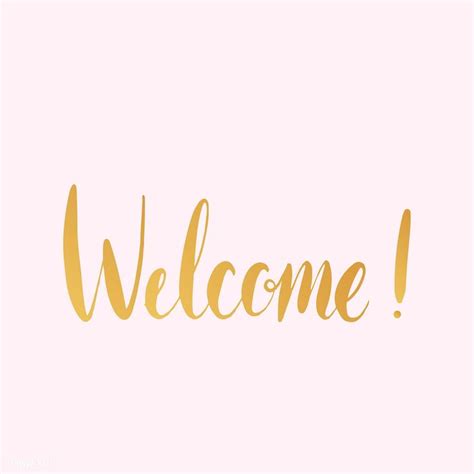 Download premium vector of Welcome! handwritten typography style vector by Aum about welcome ...