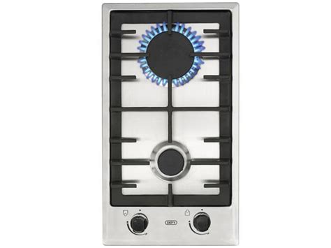 Gas Hobs: Defy 500 2 Burner Gas Hob - Stainless Steel (Dhg134)