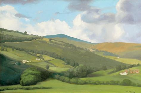 English Countryside #1 Painting by Linda Tenukas - Fine Art America