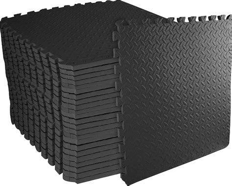 Customer Reviews: NEXT 96ft Gym Flooring Exercise Mats Black N2002 ...