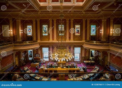 Interior View of the Historical Colorado State Capitol Editorial Photo ...