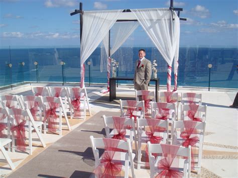 Beach Palace Cancun - rooftop oceanview wedding site | Beach Palace ...