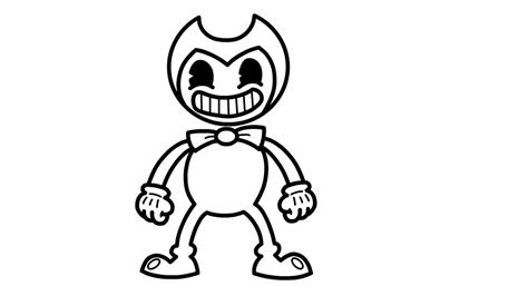 Cute Bendy Coloring Pages