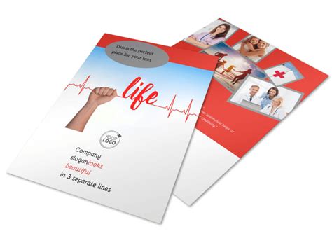 Blood Donation Centers Flyer Template | MyCreativeShop