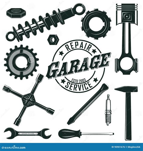 Car Mechanic Tools Clipart