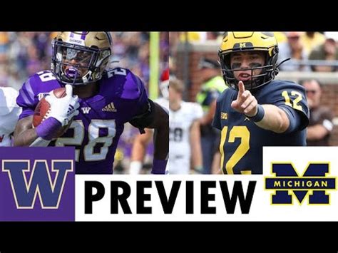 Michigan vs Washington Preview - YouTube