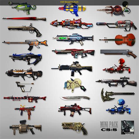 Subscribers : CSO Weapons Pack [Counter-Strike: Source] [Mods]