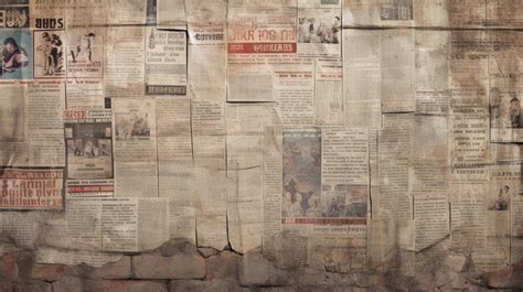 Premium Photo | Grunge Newspaper Clippings Background