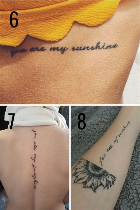 27 You are my Sunshine Tattoo Ideas - tattooglee | Sunshine tattoo ...