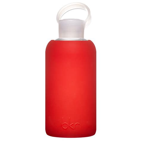 bkr Bottle - Glass Bottle + Soft Silicone Sleeve | The Green Head