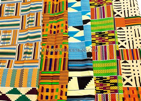 Kente Quilting Fabric/ Fabric bundles/ Kente Fat quarters