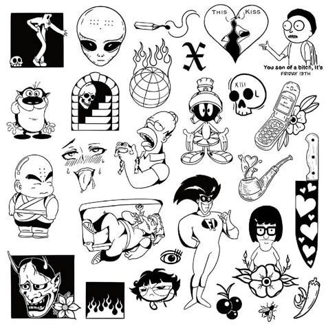 Tattoo Flash Design Sheets