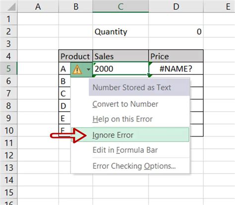 How To Get Rid Of Green Triangle In Excel | SpreadCheaters