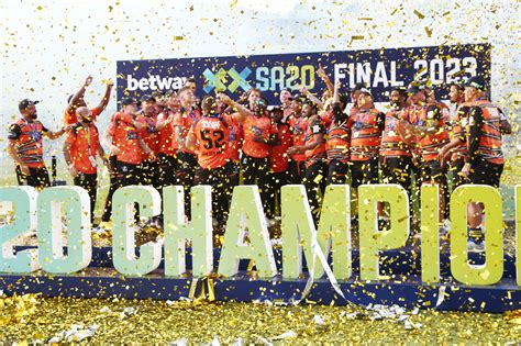 Sunrisers Eastern Cape are the SA20 League Champions - Home of T20