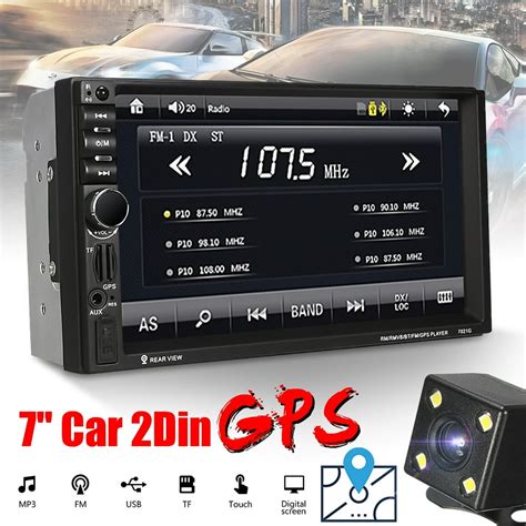 7 Inch HD1080P TFT HD Touch Screen Bluetooth Double Din Car Stereo In Dash Multimedia Player ...