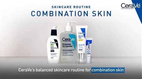 Simple Routine for Combination Skin | CeraVe Skincare - YouTube