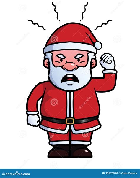 Santa Claus Being Angry Stock Photo - Image: 33376970