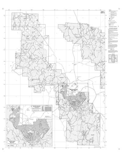 Motor Vehicle Use Map, Prescott National Forest (West Side) map by US Forest Service R3 | Avenza ...