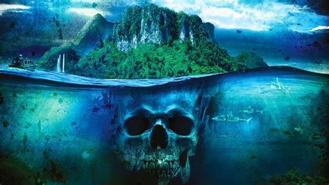 sea, Fantasy Art, Ship, Skull, Island, Shark, Boat, Far Cry 3, Split ...