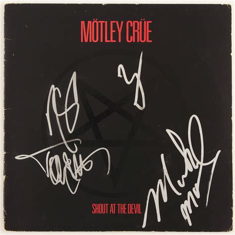 Lot Detail - Motley Crue signed "Shout At The Devil" Album