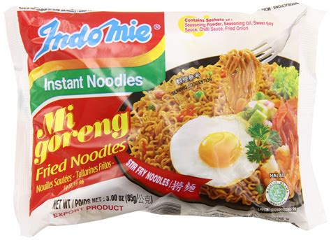 Indomie Mi Goreng Instant Noodle 3 oz - (Pack of 30) Standard Packaging ...