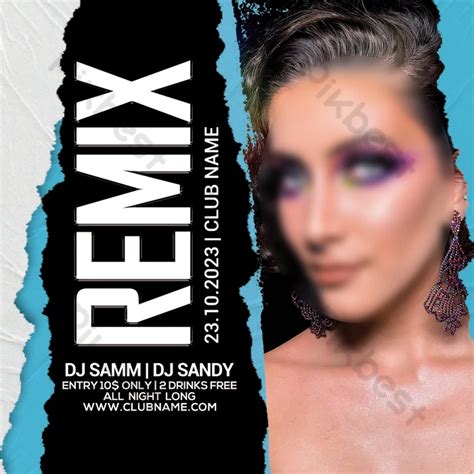 Remix Party Flyer | PSD Free Download - Pikbest