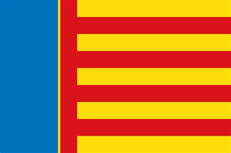 Simplified Flag of the Valencian Community : vexillology