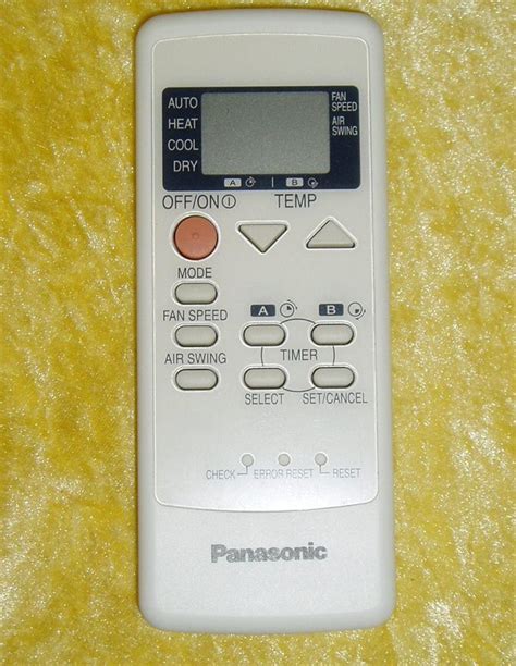 Panasonic AIR Conditioner Remote Control A75C2550 | eBay